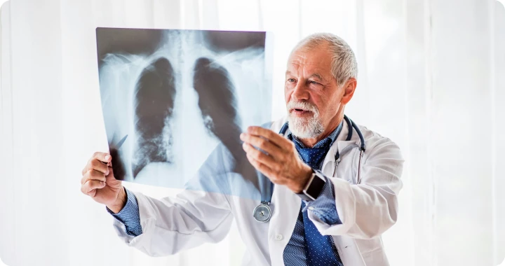 Mobile chest X-ray for respiratory symptoms in aged care