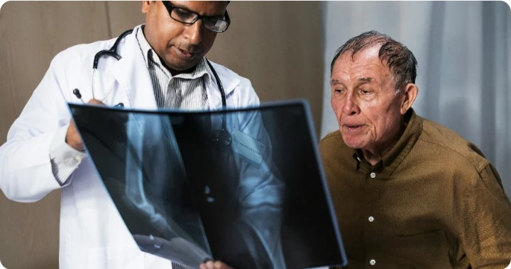 Mobile extremity X-ray service for arms and legs